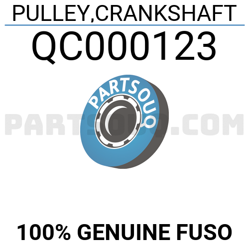 Pulley Crankshaft Qc Fuso Parts Partsouq