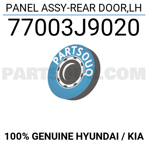 Panel Assy Rear Door Lh J Hyundai Kia Parts Partsouq