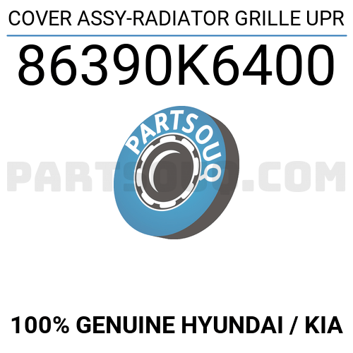 Cover Assy Radiator Grille Upr K Hyundai Kia Parts Partsouq