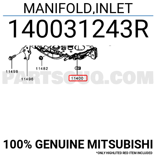 Manifold Inlet R Mitsubishi Parts Partsouq