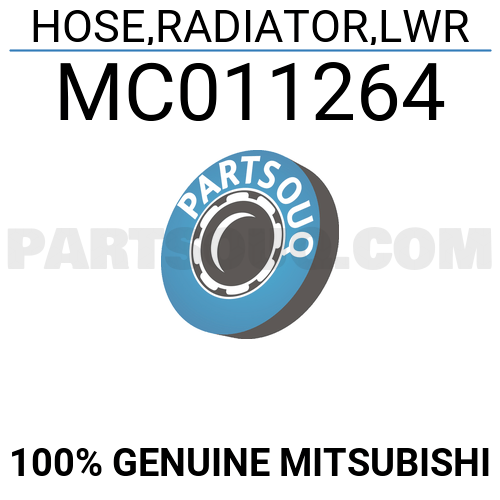 Hose Radiator Lwr Mc Mitsubishi Parts Partsouq