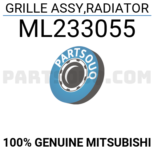 GRILLE ASSY RADIATOR ML233055 Mitsubishi Parts PartSouq