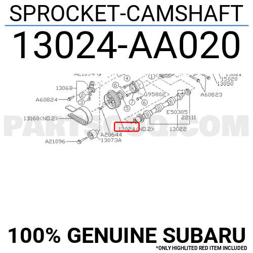 Sprocket Camshaft Aa Subaru Parts Partsouq