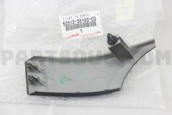 FILLER FRONT BUMPER RH 5251235100C0 Toyota Parts PartSouq