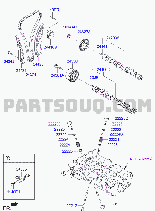 camshaft & valve