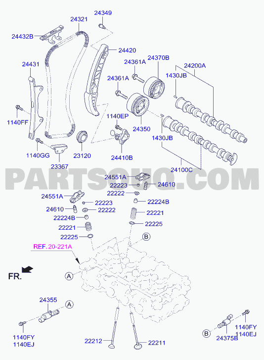 camshaft & valve