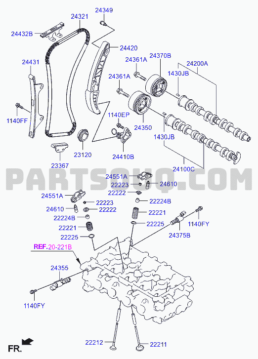 camshaft & valve