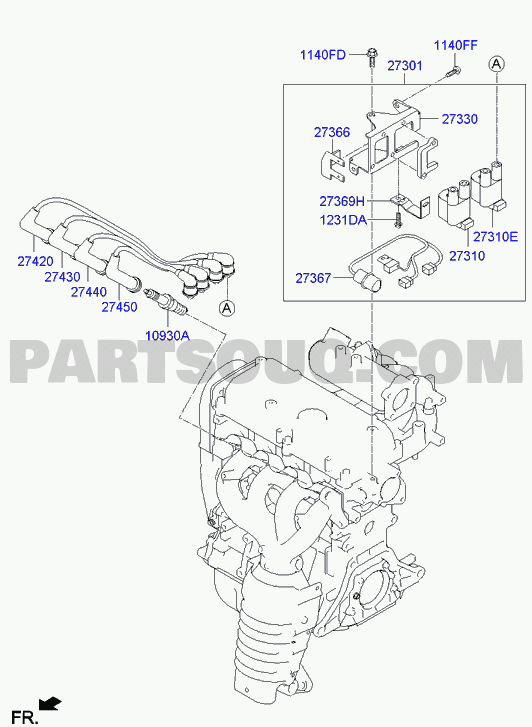 spark plug & cable