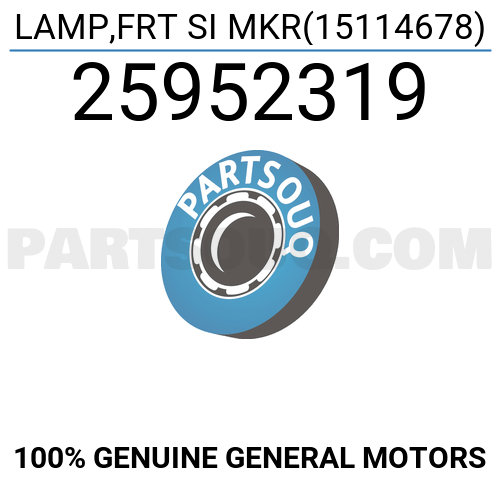 General Motors LAMP 25952319 