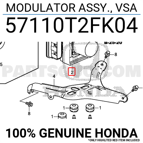 57110t2fk04 Honda Modulator Assy Vsa Price 1578 01 Weight 2 512kg Partsouq Auto Parts Around The World