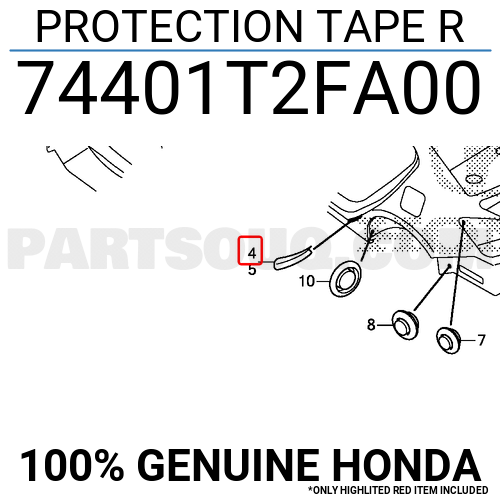 t2fa00 Honda Protection Tape R Price 3 38 Weight 0 114kg Partsouq Auto Parts Around The World