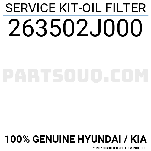 Hyundai kia 263502j000