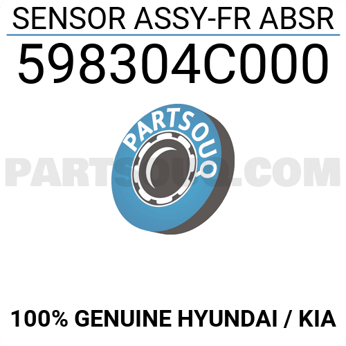Kia 59830-4C000 Sensor Assy-FR ABSR