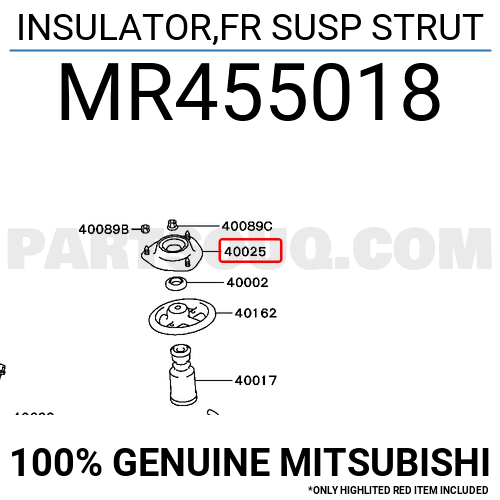 Insulator Frsuspstrut Mr Mitsubishi Parts Partsouq