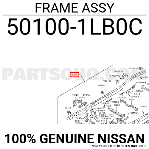 Nissan frame code