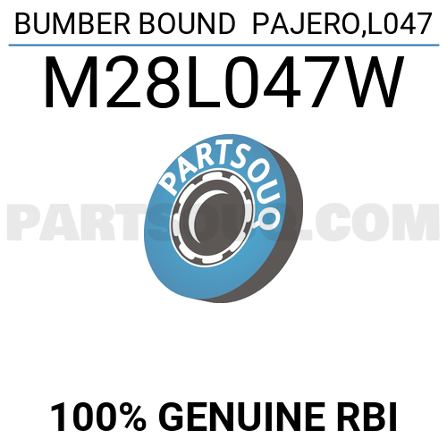 Mb831096 Mitsubishi Stopper Kit Fr Lwr Arm Bmp Price 20 81 Weight 0 25kg Partsouq Auto Parts Around The World