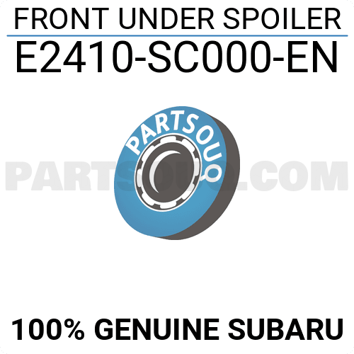 Front Subaru Genuine E2410SC000EN Under Spoiler