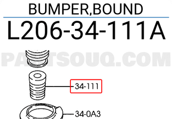 Front Bumper Spring For Mazda Febest L20634111B