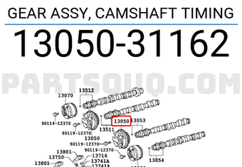 GEAR ASSY, TIMING 1305031163 | Parts |