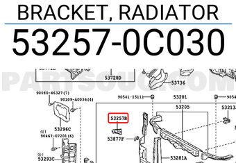 c030 Toyota Bracket Radiator Price 16 23 Weight 0 3kg Partsouq Auto Parts Around The World