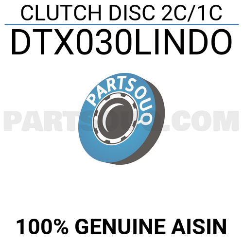 CLUTCH DISC 2C/1C DTX030LINDO | AISIN Parts | PartSouq