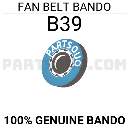 FAN BELT BANDO B39 | BANDO Parts | PartSouq