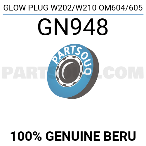 GLOW PLUG W202/W210 OM604/605 GN948 | BERU Parts | PartSouq