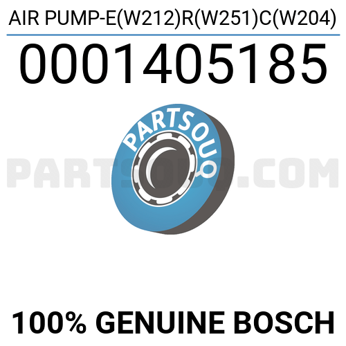 AIR PUMP E W212 R W251 C W204 0001405185 Bosch Parts PartSouq