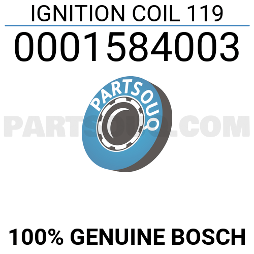 IGNITION COIL 119 0221118307, Bosch Parts