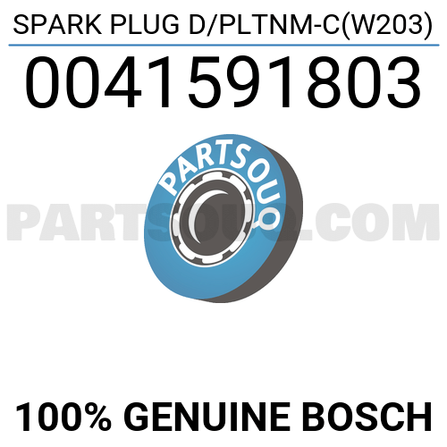 SPARK PLUG D/PLTNM-C(W203) 0041591803 | Bosch Parts | PartSouq