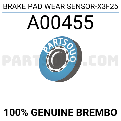 BRAKE PAD WEAR SENSOR-X3F25 A00455 | Brembo Parts | PartSouq