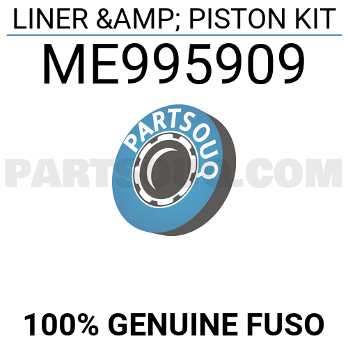 ME995909 FUSO LINER & PISTON KIT