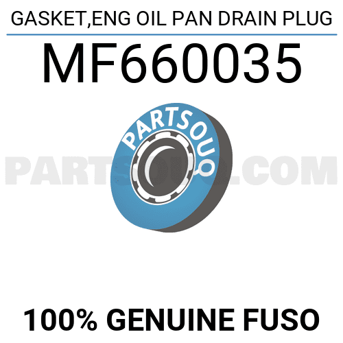 GASKET,ENG OIL PAN DRAIN PLUG MF660035 | FUSO Parts | PartSouq