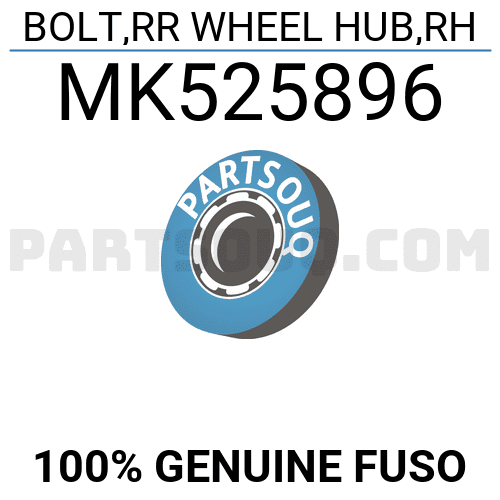 BOLT,RR WHEEL HUB,RH MK525896 | FUSO Parts | PartSouq