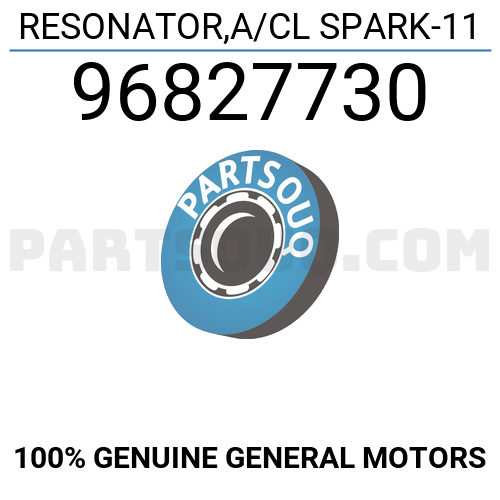 RESONATOR,A/CL SPARK-11 96827730 | General Motors Parts | PartSouq