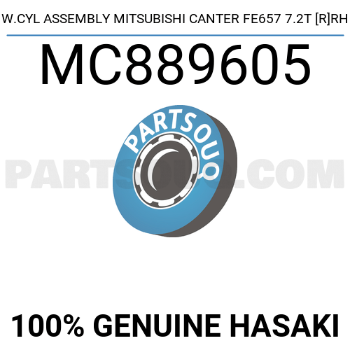 W.CYL ASSEMBLY MITSUBISHI CANTER FE657 7.2T [R]RH MC889605