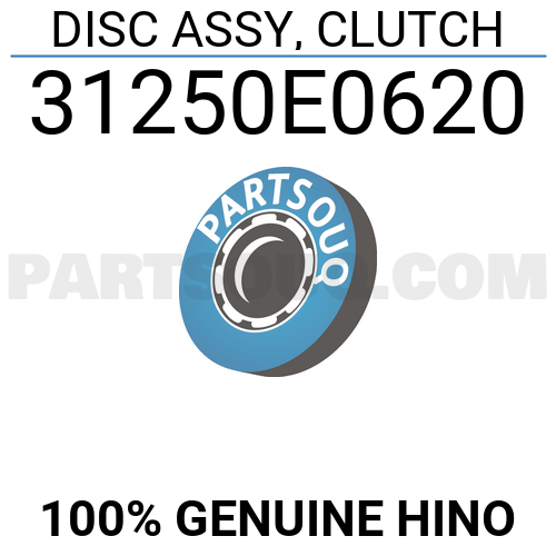 DISC ASSY, CLUTCH 31250E0620 | HINO Parts | PartSouq