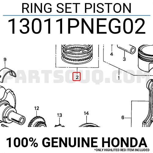 Motorcycle 62 mm Piston 13 mm Pin Ring Set Kit Assembly For HONDA CG150  CGH150 ZJ150 - China motorcycle engine, crank mechanism | Made-in-China.com