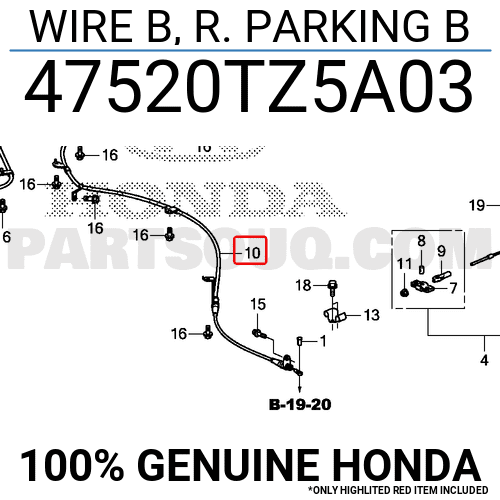 WIRE B R PARKING B 47520TZ5A03 Honda Parts PartSouq wire-b-r-parking-b-47520tz5a03-honda-parts-partsouq