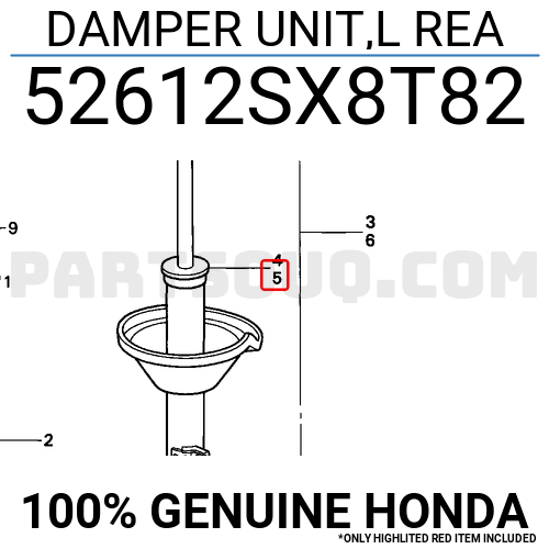 SHOCK ABSORBET RR LH B2329 | Tokico Parts | PartSouq