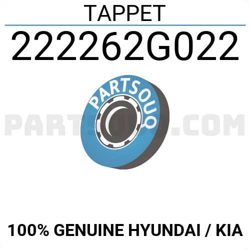 Genuine Hyundai 22226-2G022 Tappet 