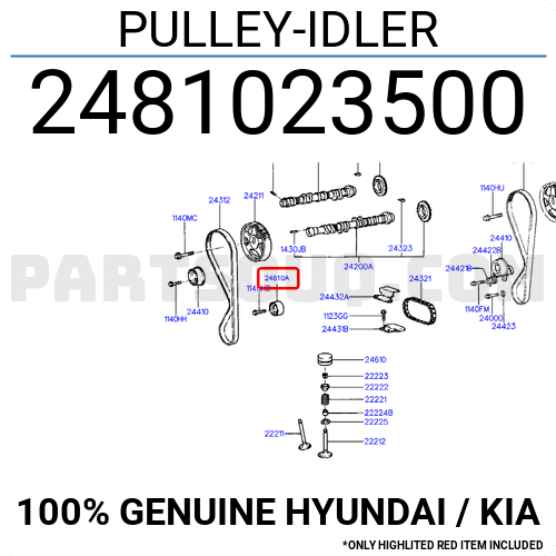 Hyundai kia 2481023050