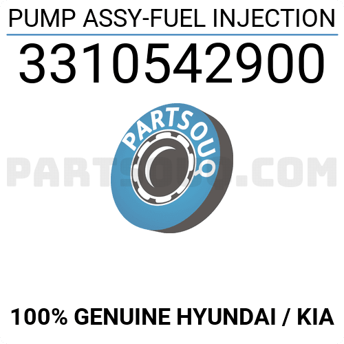 PUMP ASSY-FUEL INJECTION 3310542920 | Hyundai / KIA Parts PUMP ASSY-FUEL INJECTION 3310542920 | Hyundai / KIA Parts
