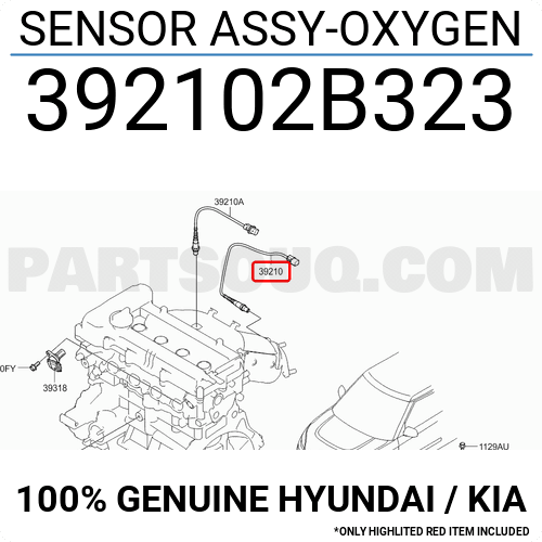 SENSOR ASSY-OXYGEN 392102B323 | Hyundai / KIA Parts | PartSouq