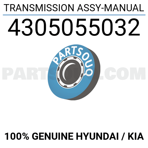 TRANSMISSION ASSY-MANUAL 4305055032 | Hyundai / KIA Parts | PartSouq