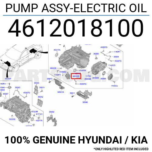 4612018100 Hyundai / KIA PUMP ASSY-ELECTRIC OIL