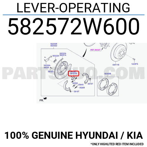 LEVER-OPERATING 582572W600 | Hyundai / KIA Parts | PartSouq