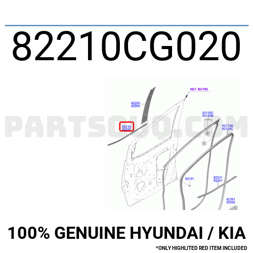 Hyundai kia 82210 2d001