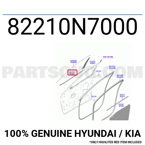 Hyundai kia 82210 2d001