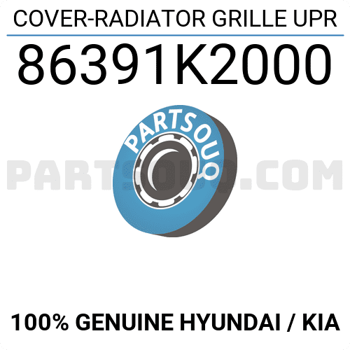 COVER-RADIATOR GRILLE UPR 86391K2000 | Hyundai / KIA Parts | PartSouq